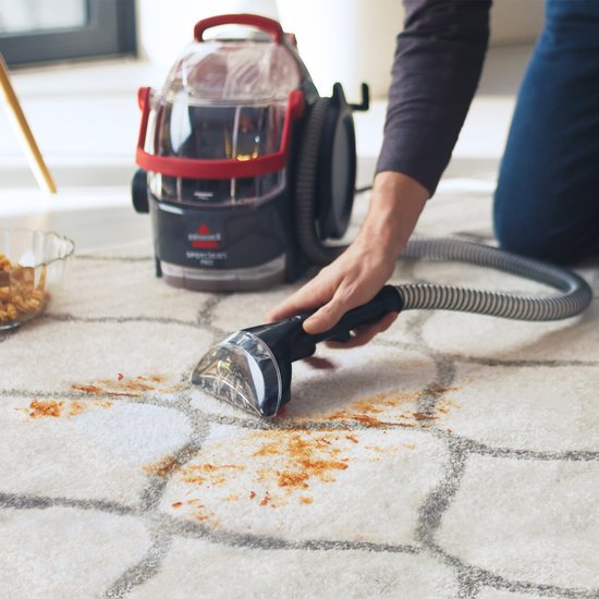 BISSELL SpotClean Pro Draagbare Vlekkenreiniger - Professionele Reiniging met 750W Motor - Tapijtreiniger voor Bank, Auto & Matras - Carpet Cleaner Apparaat - XL Tankcapaciteit - Reinigingsmachine - Zetelreiniger - 1558N