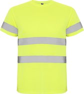 Technisch hoog zichtbaar / High Visability T-shirt met korte mouwen Geel maat 3XL