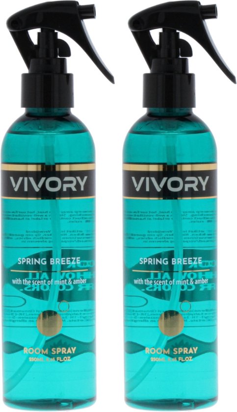 Vivory Roomspray Spring Breeze - 2 stuks VALUEPACK