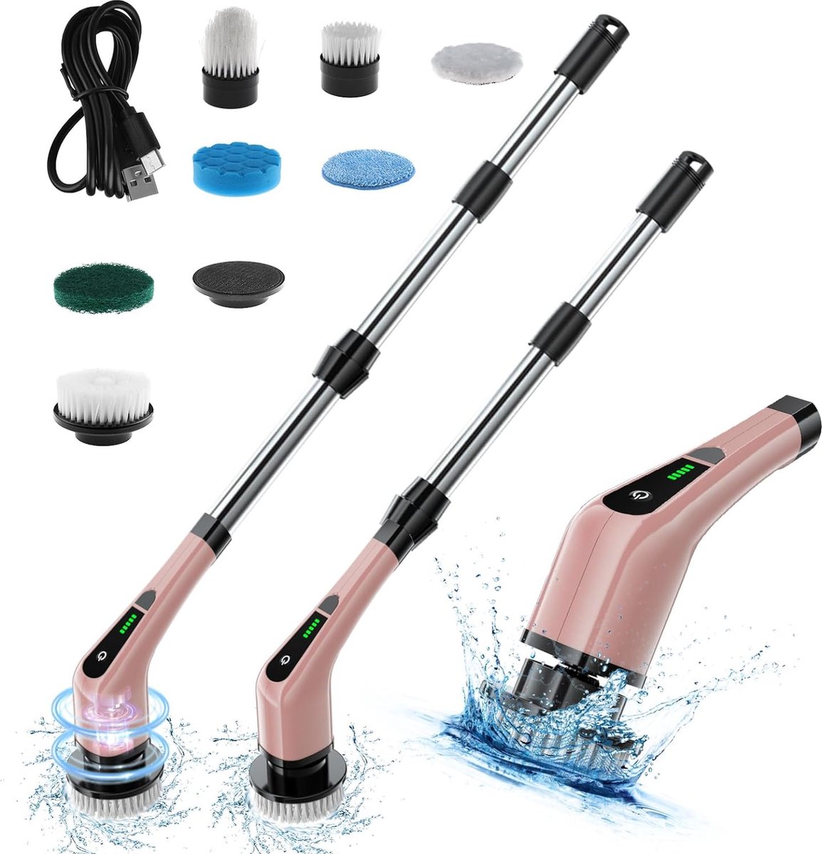 Goedkoopste Elektrische Schoonmaakborstel - Elektrische Schrobber - Elektrische Scrubber - Elektrische Schrobborstel - Electrische Schoonmaakborstel - Electrische Schrobborstel