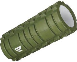 Rockerz Foam Roller - Triggerpoint Massage - Fitness Roller - Afmeting: 33cm - Kleur: Army