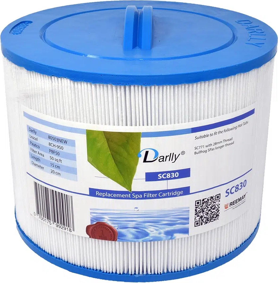 Darlly Sanistream Spa Filter DL830