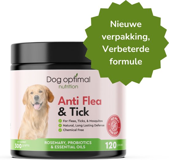 Dog Optimal Anti Vlo/Teek 120 stuks- Honden - Puppy - Vlooien - Teken - Antivlo
