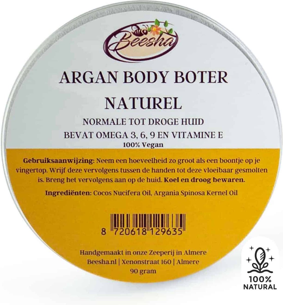 Beesha - Argan Body Boter