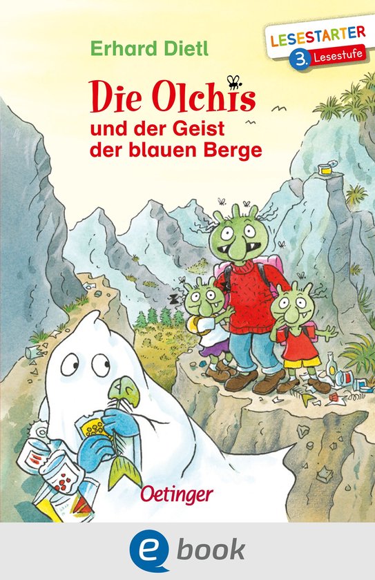 Lesestarter - Die Olchis und der Geist der blauen Berge - cover