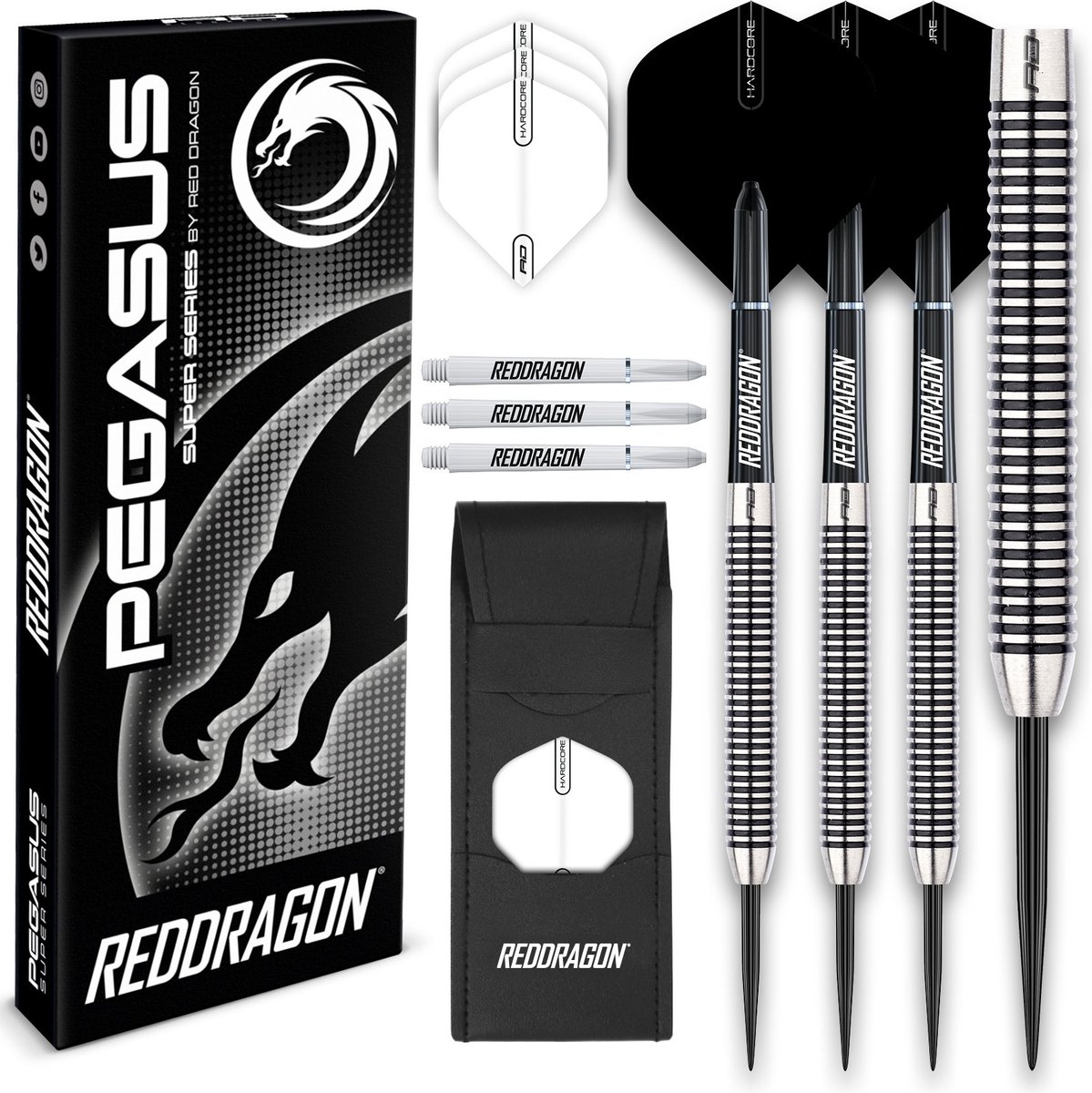 RED DRAGON - Pegasus: Steeltip Tungsten Dartpijlen Professioneel - 28 gram
