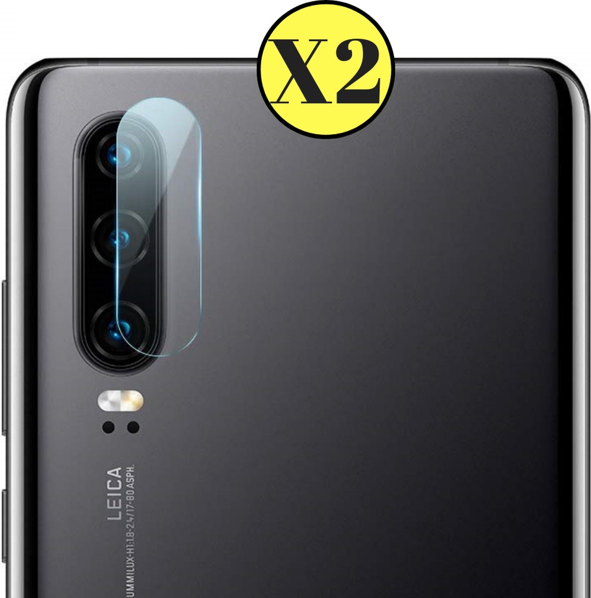Camera Protector voor Huawei P30 - 2 stuks van glas Transparante glazen