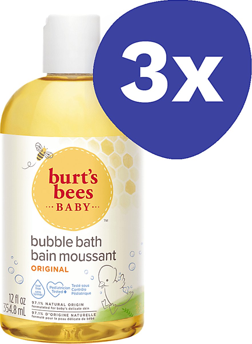 Goedkoopste Burt's Bees Baby Bee Bubbelbad (3x 350ml