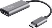 Trust Dalyx - USB-C naar HDMI Adapter - Aluminium / Grijs