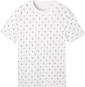 Tom Tailor T-shirt T Shirt Met Print 1042069xx12 35505 Mannen Maat - XL