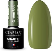 Claresa UV/LED Gellak Groen #802 - 5ml. - Groen - Glanzend - Gel nagellak