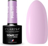 Claresa UV/LED Gellak Roze #511 - 5ml. - Roze - Glanzend - Gel nagellak