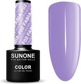 SUNONE UV/LED Hybride Gellak 5ml. - F02 Fabia - Paars - Glanzend - Gel nagellak