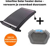 Interline Solar heater curve 7L - Pool Heater - Zwembadverwarming - Solarmat - Solar Zwembad Verwarming - Zwembad Verwarmen - Solar Verwaming Zwembad - Inclusief gratis voetvormig voetenbad