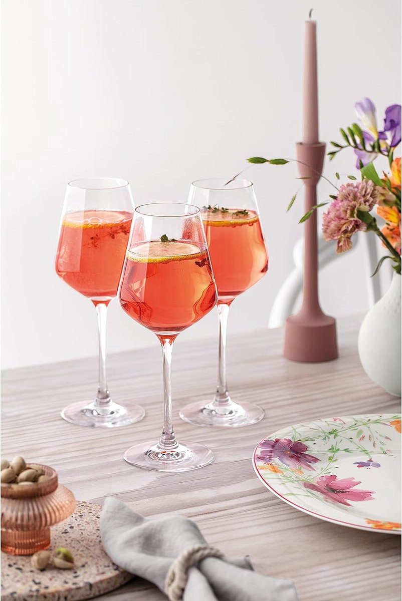 vaatwasmachinebestendige Tritan-kristalglazen, Luxe Wijnglazen set, 4 pcs.