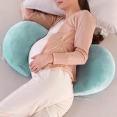 Zwangerschapskussen voor lichaamsondersteuning tijdens zwangerschap - afneembaar en verstelbaar met ... Pregnancy pillow