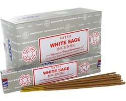 Satya white sage wierook - witte salie - 12 doosjes van 15 gram
