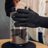 Grillhandschoenen – tot 800 °C hittebestendige vuurhandschoen, vuurvaste handschoenen van aramidevezel – antislip oppervlak dankzij siliconen noppen – gecertificeerd volgens EN 407 en EN 388