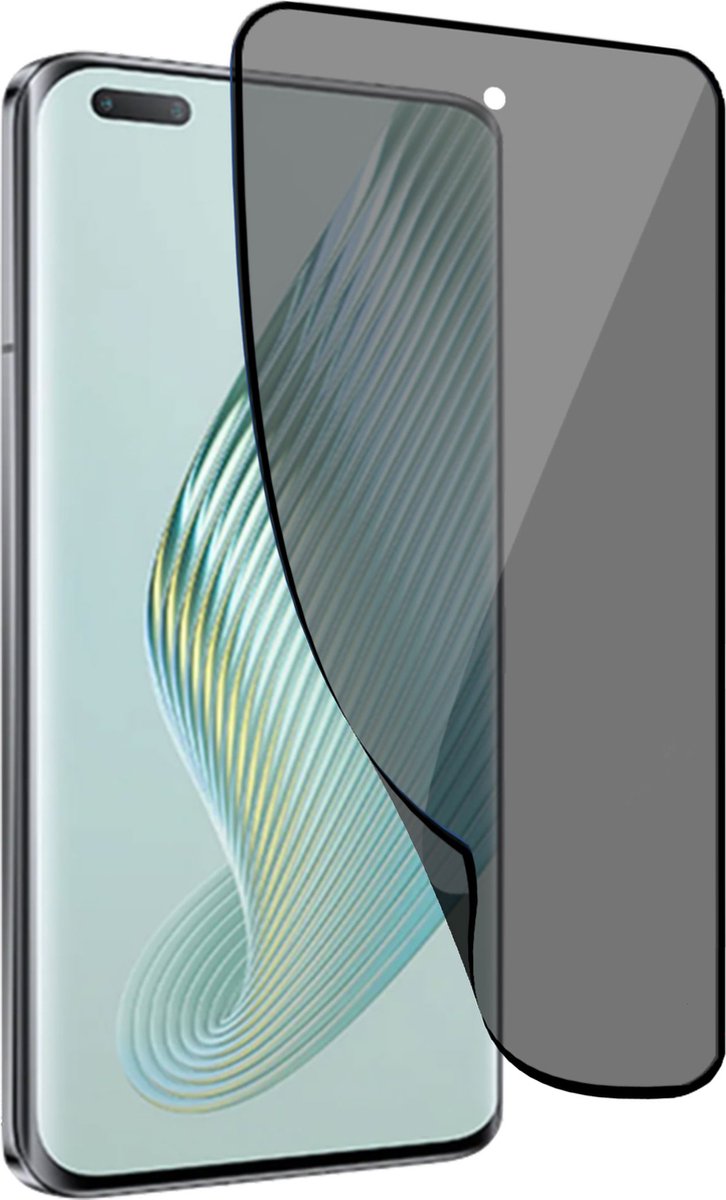 Geschikt voor Honor Magic5 Pro - Privacy Screenprotector - Beschermglas - Privé GuardCover