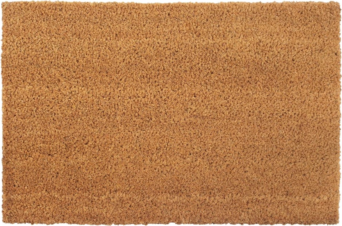 vidaXL - Deurmat - 50x80 - cm - getufte - kokosvezel - naturel