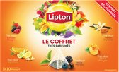 Lipton Thee Assortimentsdoos - 50 zakjes - zwarte thee met 5 verschillende smaken - rood fruit - agrum - mango - bosbes- vanille/caramel