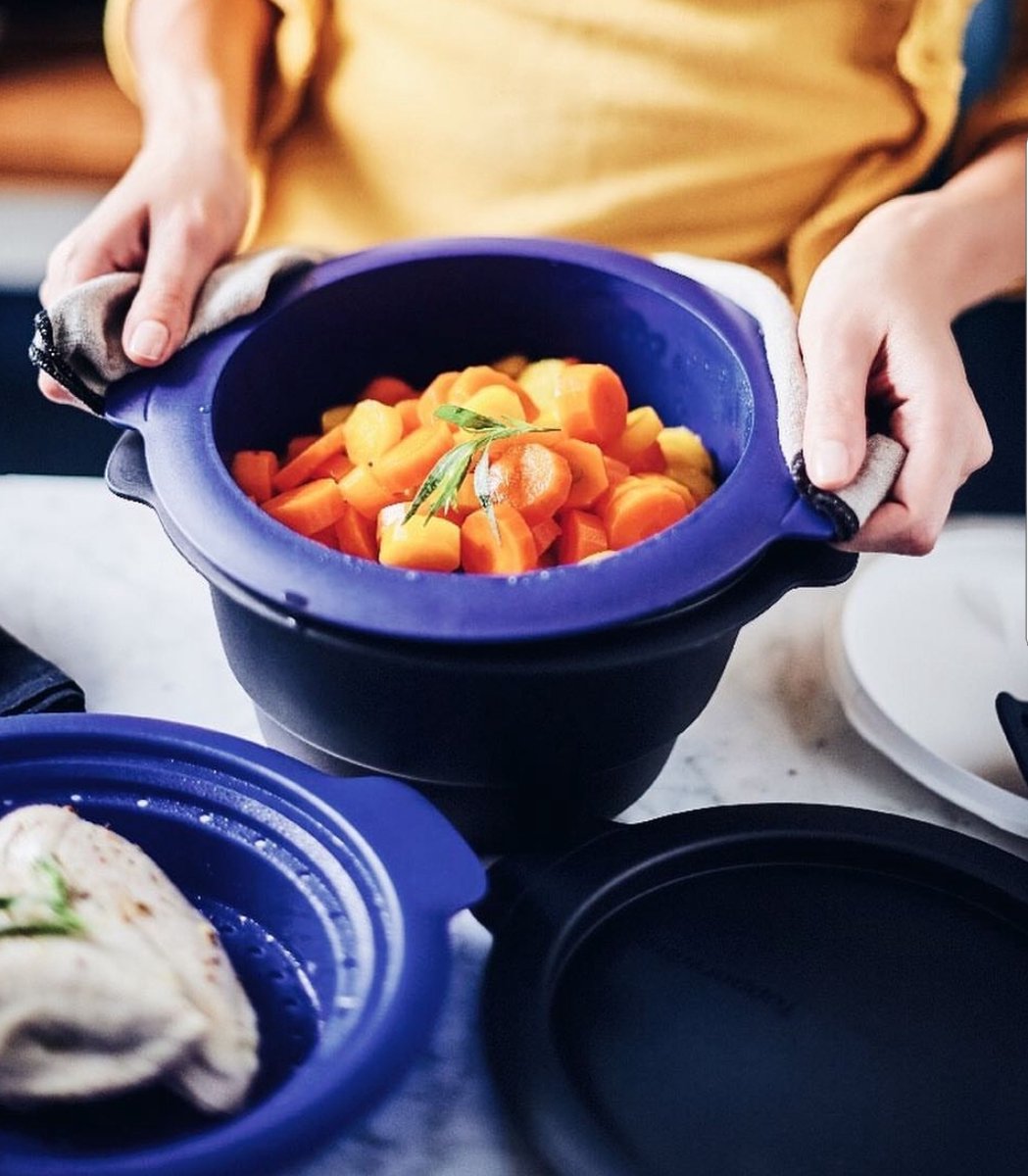 Cuiseur Micro ondes vapeur, le Micro Urban family Tupperware pour cuire