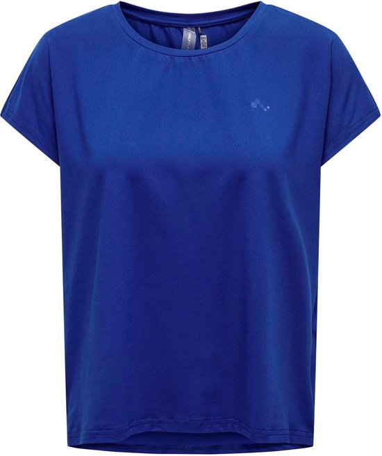 Aubree Loose T-shirt - Sportshirt - Vrouwen - Kobalt blauw