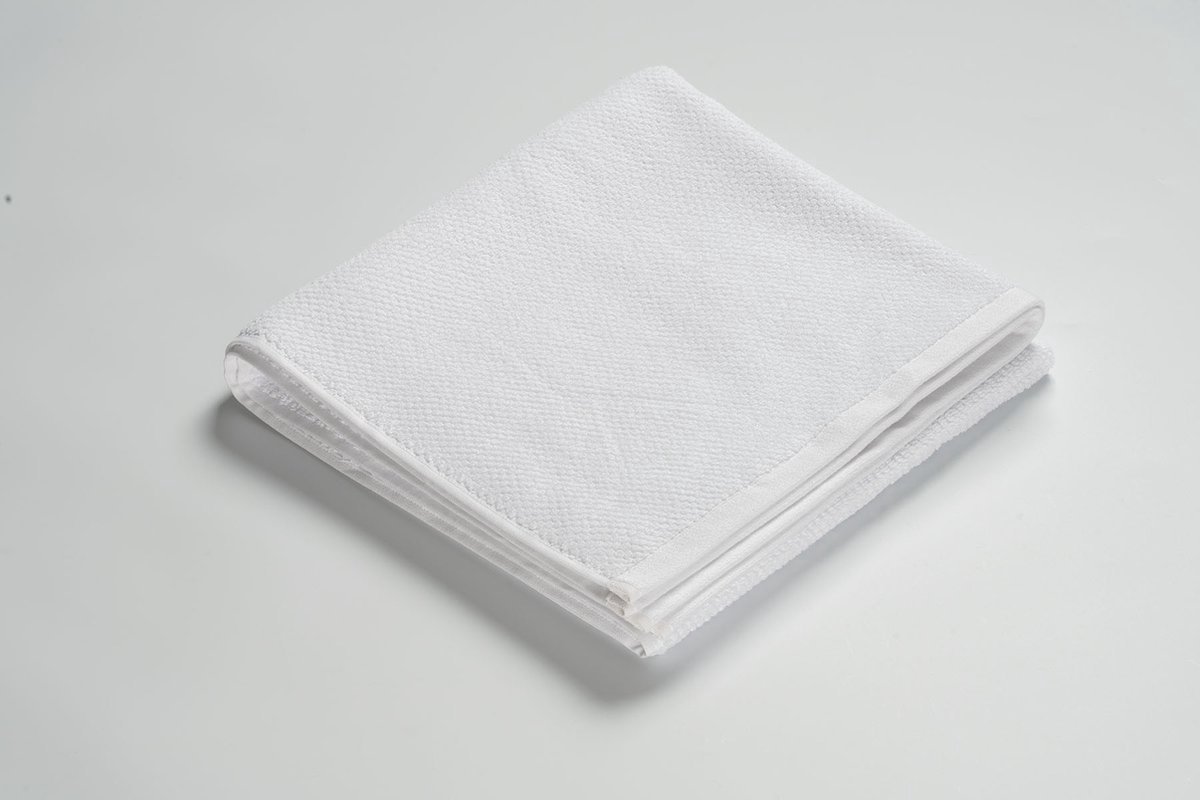 Maroyathome UNO Handdoeken - Badhanddoek 70x140cm van Fairtrade Katoen - Zacht en Absorberend - Wit - 1 Stuk