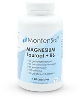 MontenSal - Magnesium Tauraat - Vitamine B6 - 120 Capsules - Vegan