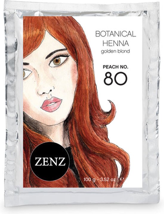 Botanical Henna Hair Colour Peach no. 80 (100 g)