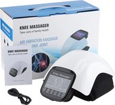 JK24 - Knie massage apparaat - Ellenboog massage apparaat - 3-in-1: Compressie, Roodlicht & Trillingen. Pijnverlichting bij knie pijn - Gewricht pijn - Elektrische verwarming
