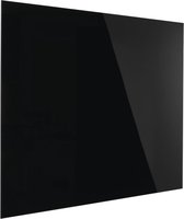 Magnetoplan ontwerpglas magnetisch paneel glazenbord - 60x40cm - zwart - glas - frameless