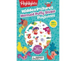 Highlights Puffy Sticker Playscenes- Mermaid Hidden Pictures Puffy Sticker Playscenes