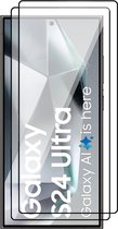 Screenprotector geschikt voor Samsung Galaxy S24 Ultra - 2x PET Screen Protector