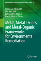 Environmental Chemistry for a Sustainable World 64 - Metal, Metal-Oxides and Metal-Organic Frameworks for Environmental Remediation