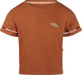 No Way Monday - Meisjes Shirt - Brown - Maat 98