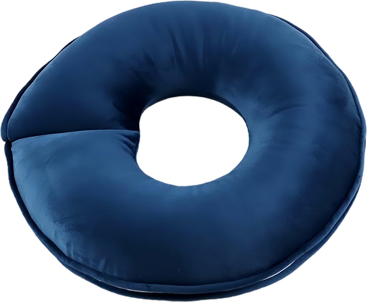 Goedkoopste Gezichtskussen Hoofd - Kussen Met Gat Voor Massage - Blauw Hoofdkussen