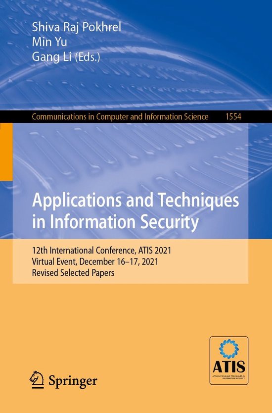 Springer Nature Proceedings Computer Science - Applications  ... - cover