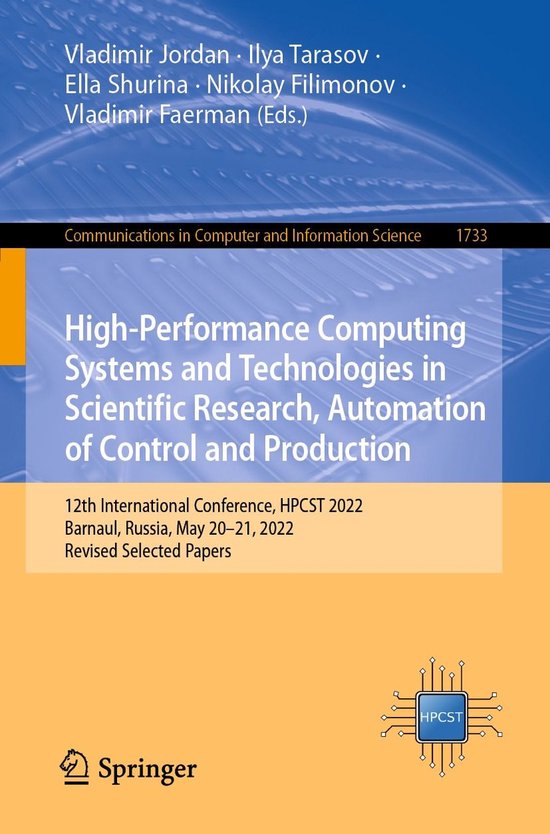 Springer Nature Proceedings Computer Science - High-Performa ... - cover