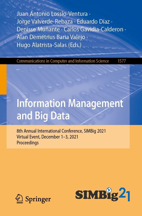 Springer Nature Proceedings Computer Science - Information M ... - cover