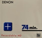 Denon Minidisc CMD-74N-L Blauw 74 minuten Recordable MD
