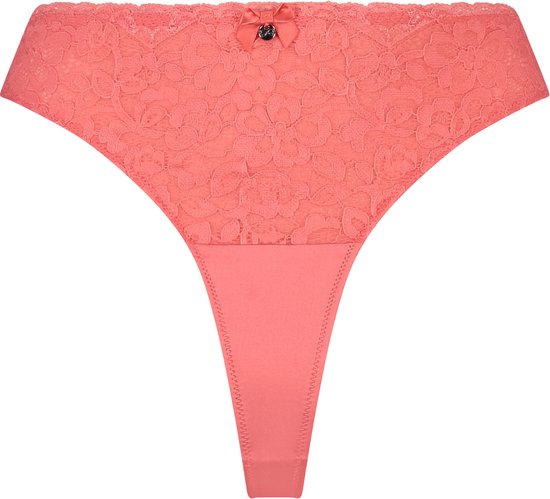 Hunkemöller Dames Lingerie String Marine - Roze - maat S