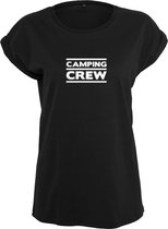 Camping Crew T-shirt dames XL - camping - kamperen - campingshirt - dames shirt - grappige shirts - campingkleding