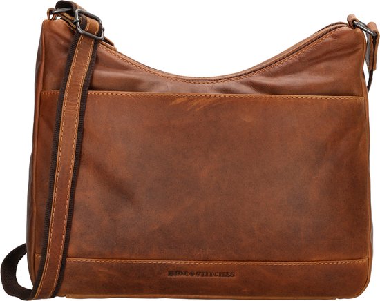 Hide & Stitches Japura Crossbody Schoudertas - 100% Leder