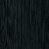 Decoratie plakfolie Zwart hout 67.5 cm x 2 meter zelfklevend - Decoratiefolie - Meubelfolie