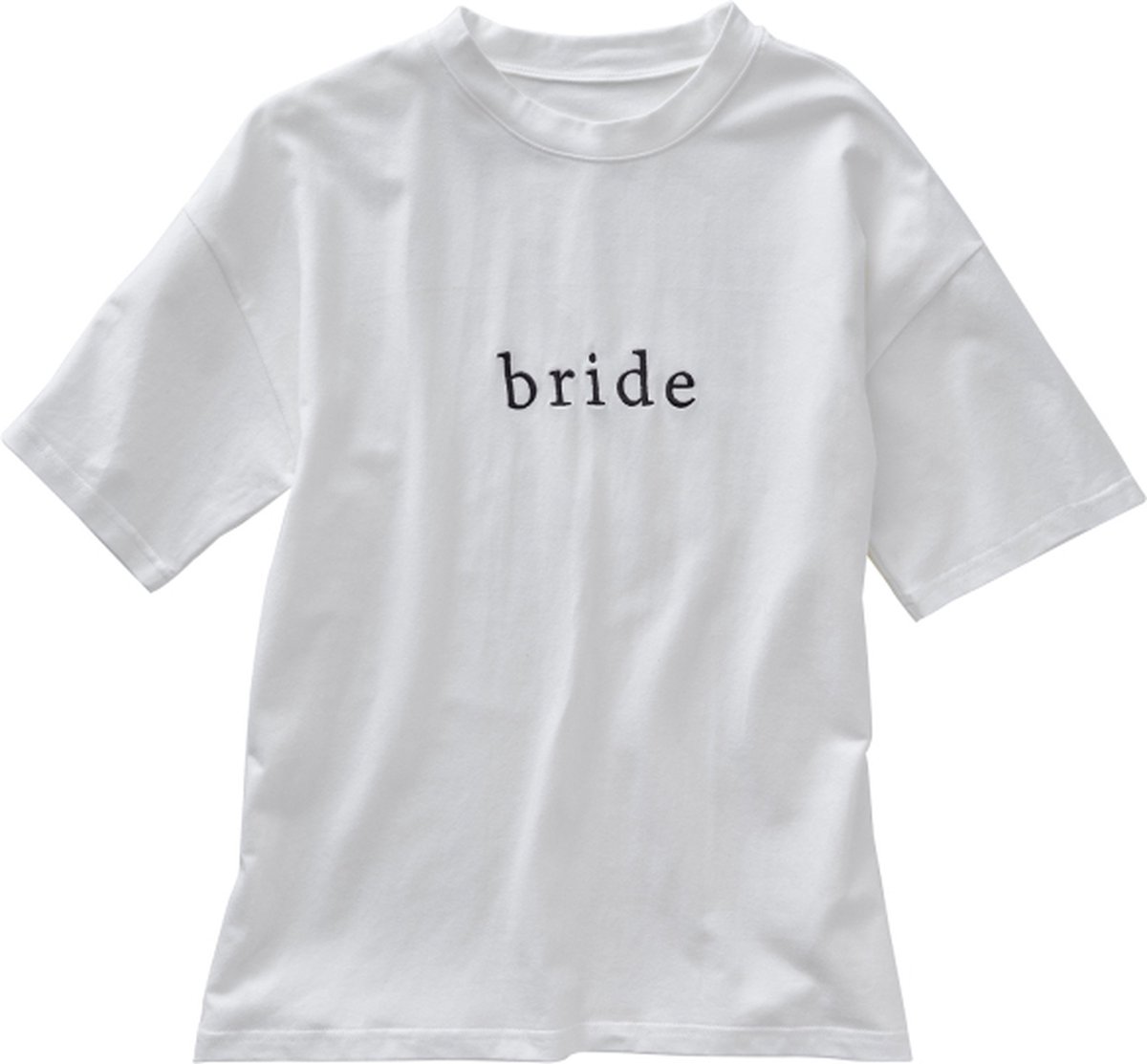 Ginger Ray - Wit t-shirt bride - maat L