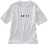 Ginger Ray - Ginger Ray - Wit t-shirt bride - maat S