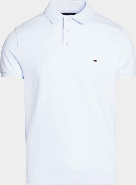 Tommy Hilfiger Polo korte mouw Blauw Pretwist Mouline Slim Fit Polo MW0MW34755/C10