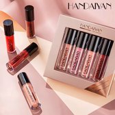 Lippenstift - Langhoudende lippenstift set van 4 - Handaiyan® set - Vloeibare lippenstift - Geschenkset