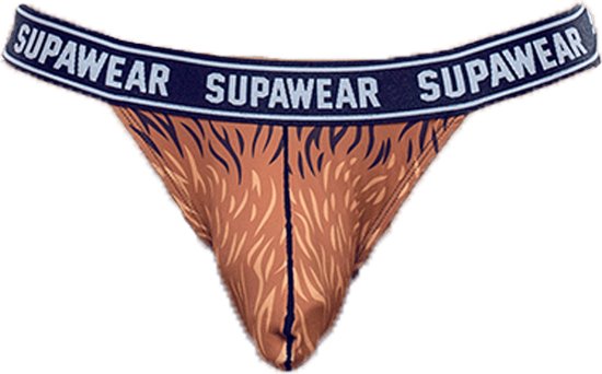 Supawear POW Jockstrap Grizzly Bear - TAILLE L - Sous- Sous-vêtements pour homme - Jockstrap pour homme - Homme Jock
